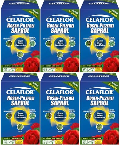 6 X 100 ml Substral Celaflor®Rosen-Pilzfrei Saprol Konzentrat