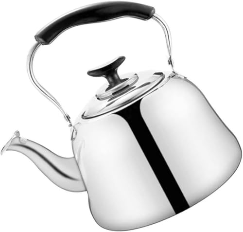 Hervidor de té de acero inoxidable para camping, estufa de gas, hervidor de té inoxidable, taza de café calentada, jarra de agua para camping, tazas de café, hervidor de agua, mochila, estufa, viaje