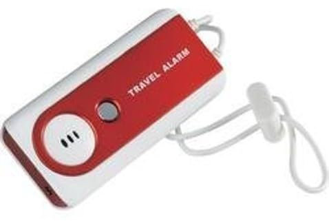 mysmartbuy.com Travel Door Alarm - Battery Powered Portable Security Anti-Theft Intruder Deterrent Alert Device for Doors or Windows - Measures H7.5 x W3.5 x D1cm