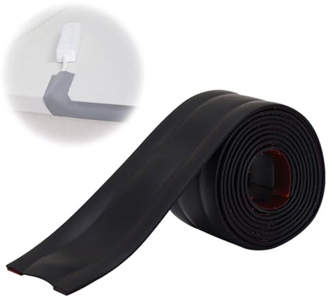 YLLSMGS Passe Cable Sol Cache-câble Monobloc Goulotte Passe Cable Auto-adhésif pour La Maison Le Bureau L'usine La Salle(Black,500cm/197in)