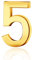 Lotsdonxia Self-Adhesive 3D Gold Numbers (0-9) for Addressing House, Apartment, Hotel, and Street Room Doors as Mailbox Stickers-5