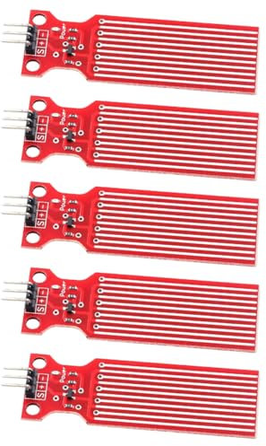 5 Pcs FONGKNOX Water Level Sensor Module Rain Water Level Sensor Module Depth of Detection Liquid Surface Height Compatible with Arduino