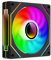 UPSIREN CASE Cooling Fan, Computer Case Fan, 4pin PWM PC Fan, 25mm Thick, 1200/2500RPM Speed, 40/65CFM, Silent CPU Cooling Fan (1, Black, 12CM)