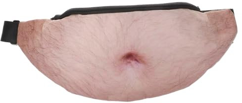 KOMBIUDA wasserdichte Pu Bauchtasche Herren Anti-diebstahl Hüfttasche Outdoor Sport Reise Smartphone Aufbewahrung Lustige Bierbauch Gürteltasche Geschenk