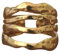 Positiva Jewelry Vergoldeter Verstellbarer Ring 18K – Wasserfest & Langlebig – Edler Damen Goldring- Ring Gold Wasserfest - Statement Ring
