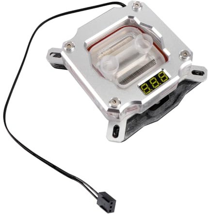 Mipcase Cpu Water Block Liquid Cooler for Digital Temp Display Motherboard Synchronization