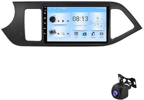 Autoradio multimédia Android 13 pour Kia Morning 2 Picanto 2011-2017, écran Tactile 9 Pouces, Radio numérique Dab, Commandes au Volant, MirrorLink, Wi-FI, caméra 360°, processeur octocœur, 8