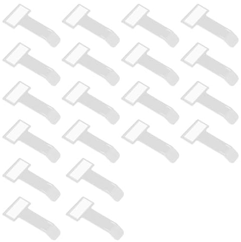 Support Carte Handicapé Pare Brise, 20 pièces Porte Carte Handicapé Pare Brise, Porte Caducee Voiture, Support Telepeage Pare Brise, Support Carte VTC, pour Tickets de Parking, Cartes et Notes.