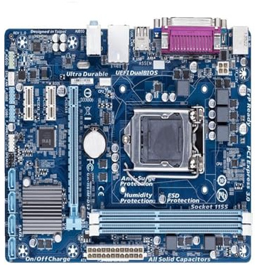 Placa Madre Placa Base de Escritorio Fit For GIGABYTE GA-H61M-DS2 H61 Socket LGA 1155 i3 i5 i7 DDR3 16G uATX UEFI BIOS Original H61M-DS2