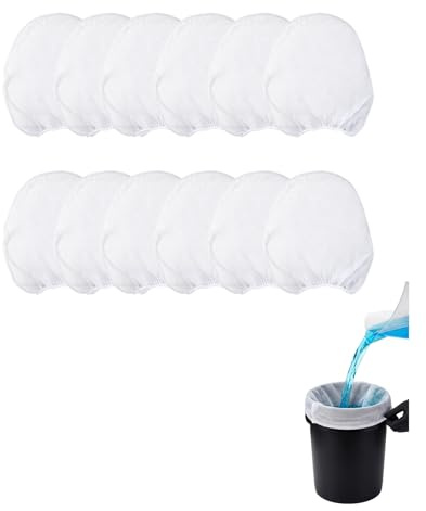 12 Pcs Paint Strainer Bag,Paint Filters Strainers,1 Gallon Nylon Fine Mesh Sieve Filter Media Bags with Elastic,Liners Dry Sift Screen Set,Gardening Gauze Sieves Screen,for Spraying Emulsion Bucket