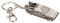 SD Toys SDTUNI20109 Back To The Future - DeLorean Metal Keychain