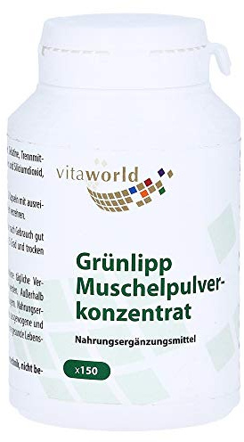 Vitaworld Grünlipp Muschelpulverkonzentrat, 150 St. Kapseln