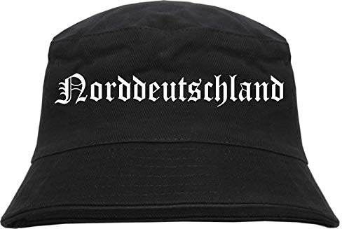 HB_Druck Norddeutschland Fischerhut - Bucket Hat Schwarz L/XL