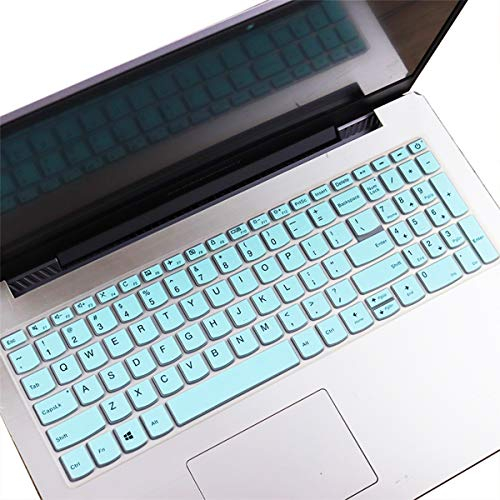 MUBUY Tastatur-Abdeckung für Lenovo IdeaPad 15,6 Zoll 43,9 cm 320 330 330s 340s 520 S540 720s 130 S145 L340 S340 V330 V130 Tastatur Schutzhülle [inkl. Numerische Tastatur. Ad] - Hot Blue