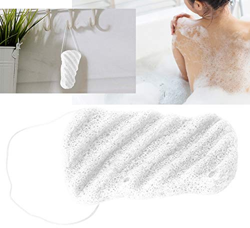 Konjac Baden Peeling Schwamm, 3 Stück Konjac Wash Körper Flattern, 100% Pure Natürliche Sanften Reinigungsschwamm, Wave Sponge Massage Werkzeuge für Körper Reinigung und Pflege(Trocken)(Weiß)