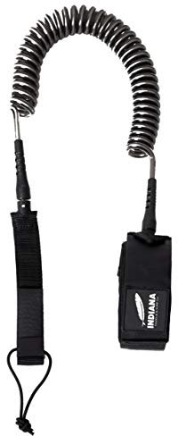 Indiana Coil Leash SUP -Black-