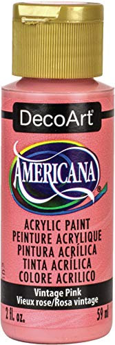 Deco Art - Pintura acrílica para manualidades, color rosa vintage, talla única