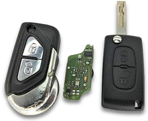 Automobile Locksmith Repair Service Voucher for Citroen DS3 2 Button Remote Flip Key Fob Repair Shell Battery Replacement