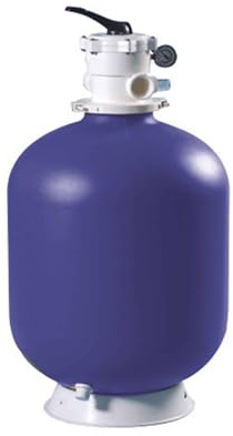 EDENEA - Filtre à Sable pour Piscine 10m3/h - Filtre à Sable Piscine - Diamètre 515mm - Fourni avec Vanne Top sur Le Dessus - Modèle AXOS XEO - EDG by Aqualux