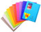 Clairefontaine 971501C - Packung mit 10 Schulheften / Heft Koverbook DIN A4 21x29,7cm, 48 Blatt 90g liniert mit Rand Einband aus transparentem PP 2 Klarsichthüllen + 1 Etikett, farbig sortiert, 1 Pack