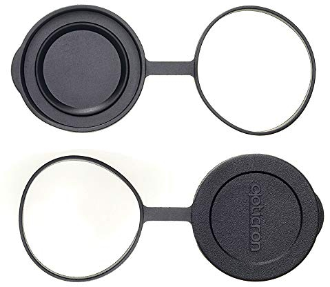 Opticron 31041 Gummi-Objektivabdeckungen, 25 mm, OG S, Paar, passend für Modelle mit Außendurchmesser 32 mm, Schwarz
