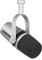 Shure MV7 USB Microfono per podcasting, registrazione, streaming e giochi, uscita delle cuffie integrate, Mic Dynamic USB/XLR Metal, tecnologia di isolamento vocale, Argento