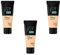Maybelline New York Grundierung Fit Me Matte & Poreless - 115 Ivory, 3er Pack (3 x 30ml)