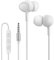 Yiwiso Sleep Headphones, Soft Wired Earbuds for Sleeping, Sleep Earphones for Side Sleeping, In-Ear Headphones with Mic and Volume Control, Noise-Isolating, Travel, Relaxation (White)
