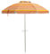 Multigot 2m Beach Umbrella, UPF50 + Sun Protection Garden Parasol Umbrella with Tilt Function, Outdoor Sunshade Shelter Parasol for Backyard, Pool, Balcony and Terrace (Red + Yellow)