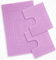 EmporioHome Tappeto 3 Pezzi Bagno Rettangolare in Cotone Scendi Doccia Alta QualitA' Made in Italy (lilla)