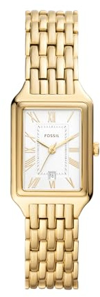 Fossil Women's Watch, Raquel Quartz Stainless Steel Three-Hand Watch for Women, Color: Gold