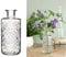 NaDeco Glasvase 'Berlin', Höhe 21cm, Durchmesser 9cm, 1 Liter, viele Farben zur Auswahl | Glas -Vase | Deko-Flaschen | Glas-Flaschen | Kleine Deko-Vasen | Kleine Flaschen, Farbe:Glasklar