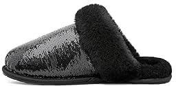 UGG Damen W Scuffette II Mirror Ball Hausschuh, Schwarz, 37 EU