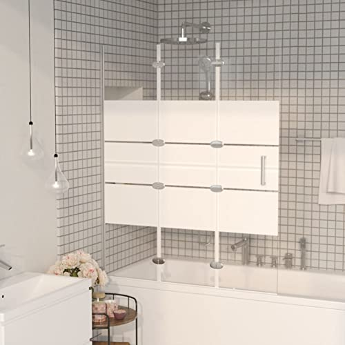 Faltbare Duschkabine ESG, Chusui Duschabtrennung, Schiebetür Dusche, Duschwanddichtung, Duschkabinen Ersatzteile, Dusche Eckeinstieg, 100x140 cm Weiß