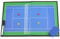 Faltbares Taktiktafel Tennis Professional Trainer Taktikmappe mit Marker Stift Magneten, Tennis Magnetic Coach Board für Die Schulung Oder Spielanalyse