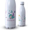 Botella personalizada con diseño sirenita y texto 500ml | Botella de agua acero inoxidable térmica de doble capa | Libre de BPA y reutilizable | Bebidas frías 24h y calientes 12h