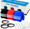 Jienosi Jaw Exerciser, 3 Levels Of Resistance Build & Chisel Your Jawline Includes 6 Spare Biting Strips & 3 Necklaces & 3 Storage Containers