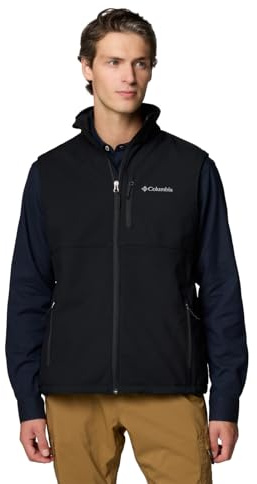 Columbia Men's Ascender II Softshell Vest, Black, Medium