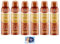 6x BREEZE Deodorante Spray Argan Vaniglia e Sandalo,non macchia la pelle, 0% sali di alluminio, 150ml + 1 Confezione di Talco Felce Azzurra in omaggio, Busta da 100g