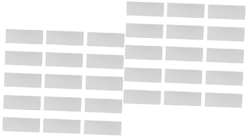 DIYEAH 20stücke Rechteckige Mosaikspiegel Für Bastelprojekte Flexible Spiegelfliesen Für Wanddekoration Kunst Scrapbooking Und Mehr