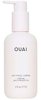 OUAI Anti-Frizz-Creme – Feuchtigkeitscreme für Haare mit Frizz-Kontrolle und Wärmeschutz – liefert dauerhafte Feuchtigkeit mit Yaka- und Rote-Beet-Extrakt – ohne Parabene, Phthalate und