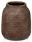 Dekovase Blumenvase aus Keramik Rund Tischvase im Antik Shabby Chic Look Vasen für Blumengesteck, H x Ø: 20,5 x 17,5 cm