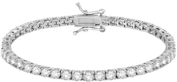 CHRIST Damen-Armband 925er Silber, recycelt Zirkonia 16, Silber 89085489