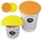 Qikfresh - Reusable Silicone Lids for Yoghurt Pots | Suitable for 150g - 500g Pots | Leak-Proof & Airtight Cling | Set of 2 Pieces