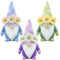 Gehydy Deko Frühling Wichtel Figuren 3er Set Frühlingsdeko Osterwichtel Deko Ostern Zubehör für Home Küche 19cm