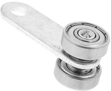 Mikikit Iron Pulley Wheel Mit Doppelrollen Und Kugellager Für Schiebetüren Außendurchmesser Stabil Und Installieren Für Garten Und Gewächshaustüren