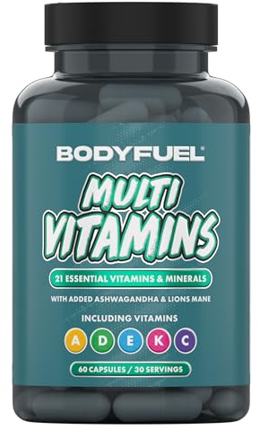 Applied Nutrition BodyFuel Multivitamin-Kapseln – Essentielle Vitamine | B-Komplex für Energie, Immunsystem und tägliches Wohlbefinden 60 Kapseln