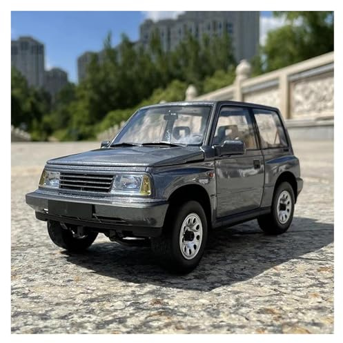 AMYALIN Modellauto Automodell 1:18 Für Suzuki Für Vitara Für Escudo Modellauto Aus Leichtmetall Diecast-Modellauto Offroad-Fahrzeug-Sammlung Modellfahrzeuge(Gris)
