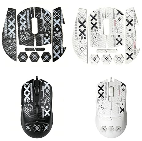 UZYXC Lot De 2 Grips Pour Souris Compatibles Avec Logitech G Pro X Superlight 2 - Améliore Adhérence Et Contrôle - Autocollant Sans Résidu - Précision Optimale Pour Gaming