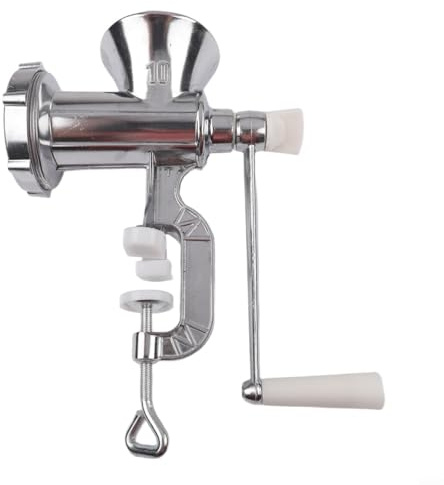 Molinillo de carne manual y relleno de salchichas en metal, multiherramienta de cocina para carne picada, para tareas de preparación de ajo, chile y salchichas (L)